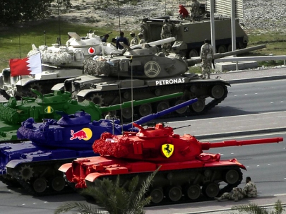 As equipes fizeram algumas modificações nos carros para se prepararem para o GP do Bahrein