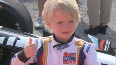 Sebastian Wheldon liderou a corrida de kart da Indy