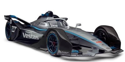 foto do carro da Mercedes de Formula E