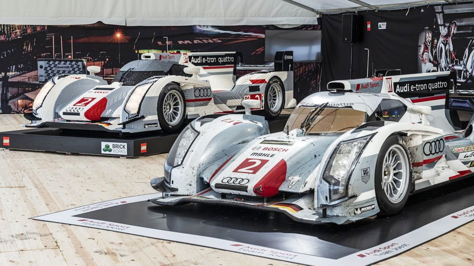 Audi, R18 e-tron quattro, Lego, 24 Horas de Le Mans, Tom Kristensen