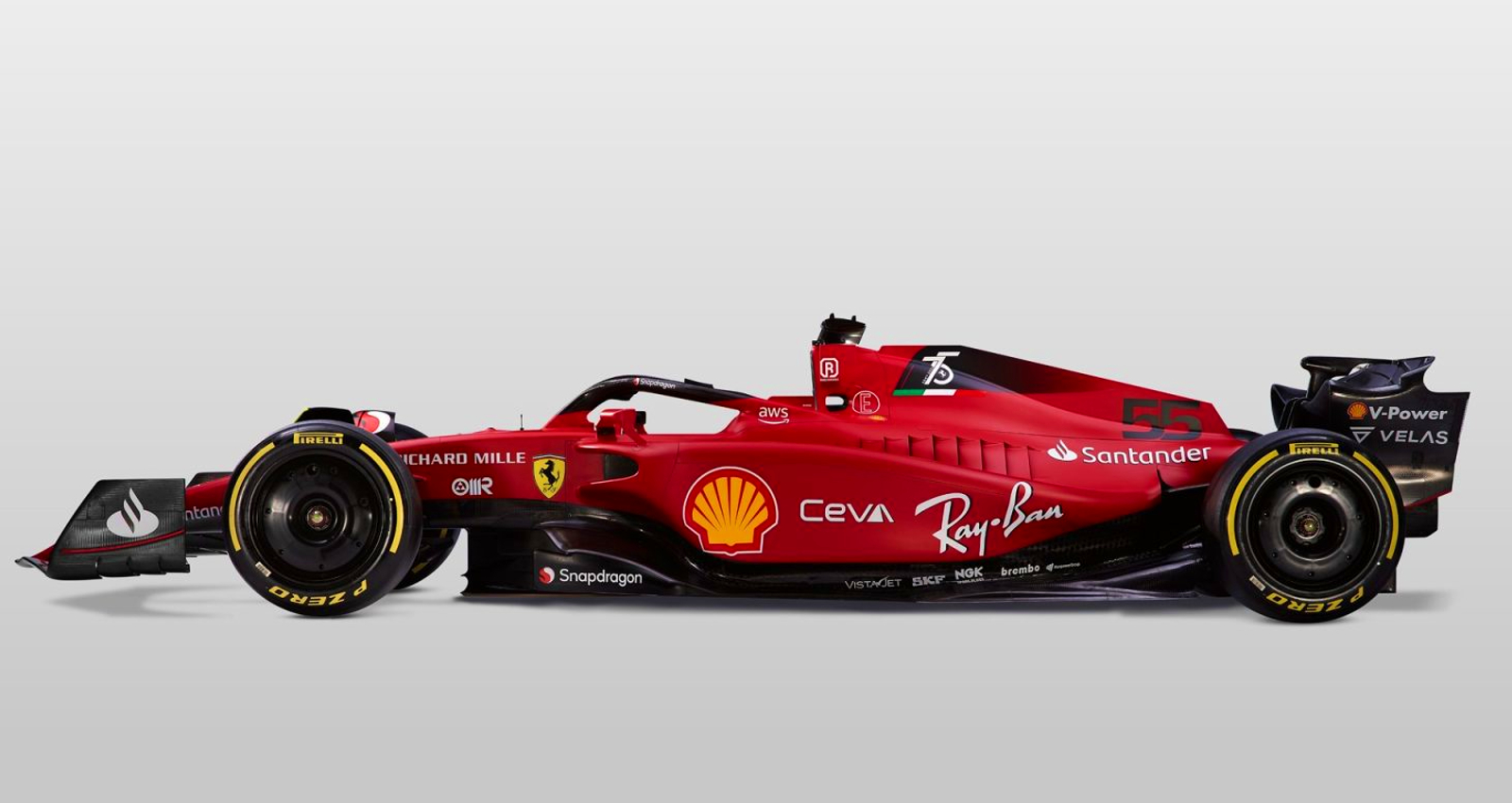 Ferrari, F1-75, F1, 2022, Fórmula 1, F1, novos carros da F1 2022, novos carros da F1, Ferrari F1-75